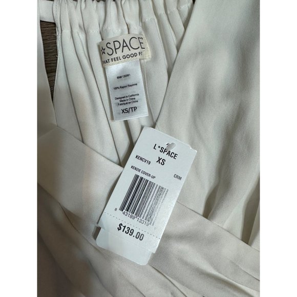 L*Space. Kenzie Cover Up Dress in Cream NWT XS - Picture 5 of 11